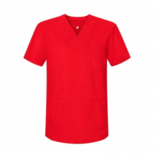 MISEMIYA Unisex-Kasack für Medizin, Krankenschwestern, Uniform, Reinigung, Arbeit, Ästhetik, Zahnarzt, Tierärzt, Gastronomie - 817