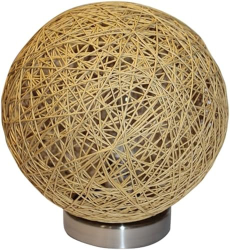 Luna24 simply great ideas... Tisch Kugelleuchte in Natur Ø 20 cm aus Hanfseil