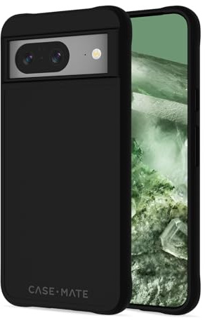 Case-Mate Google Pixel 8 Case [6.2”, 2023] [12ft Drop Protection] [Wireless Charging] Tough Black Phone Case for Google Pixel 8 - Rugged, Anti-Scratch Technology, Shock Absorbent Materials, Slim Fit