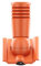 Entlüfterkamin EcoLine Premium DN125 für Braas - Frankfurter, Benders - Mecklenburger, ProDach - Doppelrömer Dachziegel Dachlüfter Lüfter (RAL 8004 - Ziegelrot)