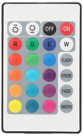 5 24V Mini Light Strip Remote Controller, 0.5 M 1 24 Key RGB Led Wireless Control Strips Control, USB 24Key for Led Line Length Meters 6A Lamp Effect IR Controller 0.5m (Line
