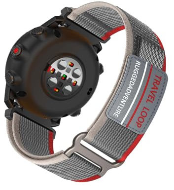 Nylon Armband Kompatibel mit Polar Vantage V3 Armbänder Sport Armband für Damen Herren Sportarmband Adjustable Textil Loop Ersatzarmband für Polar Vantage V3 (H,Nylon)