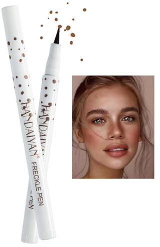 EONFAVE Freckle Pen, Natürliche Sommersprossen Stift, Wasserdicht Langlebiger Freckle Pen, Leicht und Tragbar, Natürlichen Sommersprossen-Look und Leicht zu Färben(Nature Coffee)