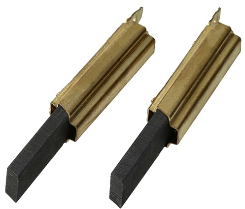 vhbw 2x Kohlebürste kompatibel mit Hoover 31000697 | 31001365, 31001364, 31001280, 31001010, 31001009, 31000811, 31000759, 31000757 Waschmaschine