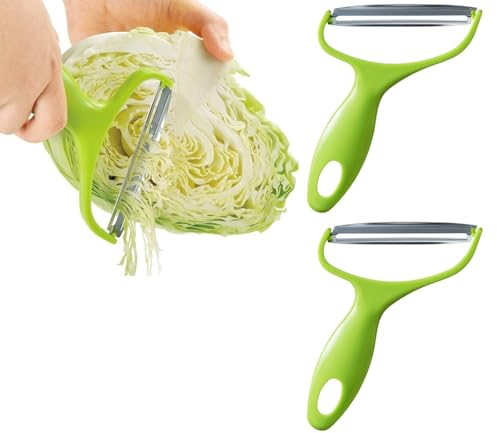 2 Pcs Pelapatate a Bocca Larga Verdure Grattugie Cavolo Affettatrice Cavolo Grattugia Pelapatate,Insalata Di Verdure Taglia Patate Pelapatate per Alimenti Pelapatate da Cucina Frutta Peeler
