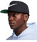 NIKE Adjustable Baseball Cap, Black, White Swoosh Logo, Size L/XL