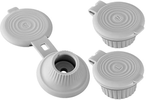 Up Side Down Bottle Cap - Adapter Transfer Connector 3X | Sealed Shampoo Upside Down Bottle Caps for Lotions, Shampoos