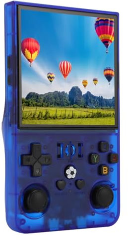 R36PRO Retro-Handheld-Spielekonsole, 18000 in 1 Open-Source-Retro-Spielekonsole, Integrierte TF-Karte, 720 X 720, 4-Zoll-IPS-Bildschirm, Unterstützt 11 Emulator, 4000 MAh (64GB)