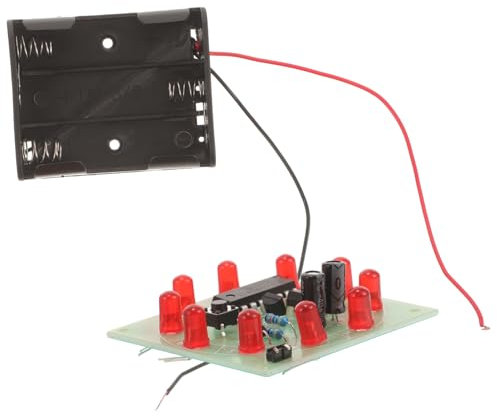 VICASKY Akku Lampe 1 Satz Drehbare Wasserlampe Plattenspieler Flurlampe Kleines Glühbirnen-Experiment Schaltungsexperimentmaterial Wissenschaftliche Requisiten Zum Selbermachen Plastik