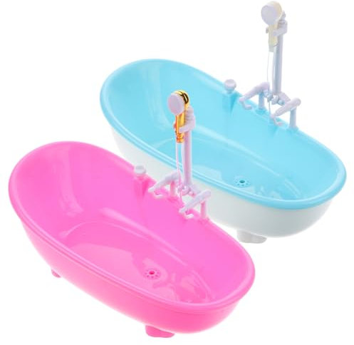 CLISPEED 2pezzi Tazze Mini Vasca Da Bagno Elettriche Plastica Bicchieri Per Bevande Fresche e Per Ristoranti e Feste Pastello