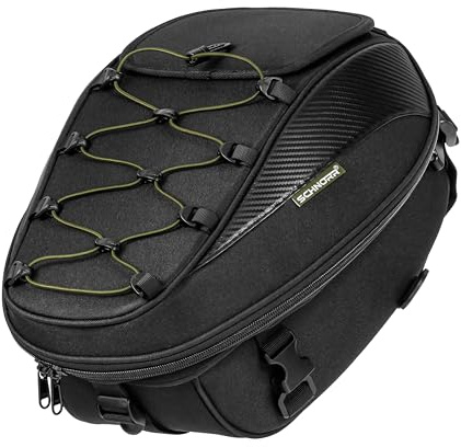 Motorrad Hecktasche 30 L - SCHNORR TB30 mit Regenschutz kompatibel mit GAS GAS ES | SM 700