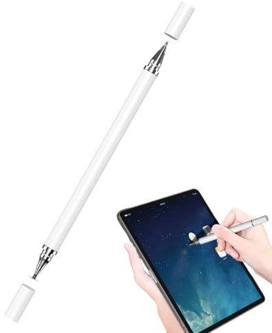 Ballpoint Pen 2 In 1 for Cell Phone Double-Head Precise Control | High Precision Ballpoint Pen for Touch Screen Smartphones Tablets Writing Drawing Note-Taking Office