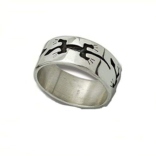 Ring Eidechse Lizzard 925 Sterling Navajo Style Indianerschmuck Westernschmuck Indianerring (57 (18.1))