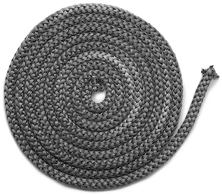 Joint de cheminée 3 m, diamètre 10 mm, joint de porte non autocollant pour poêles Justus et Oranier