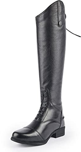 Shires Moretta Gianna - Stivali da equitazione per adulti, in pelle, taglia 42, colore: Nero, Nero , Adults 9 Wide
