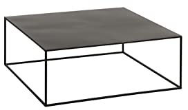 J-Line Couchtisch Quadratisch - Metall - Schwarz