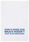 17;30 made in Hamburg Geschirrtuch Weiss mit Spruch Home is Where Your Bauch Doesn't Have to BE EINGEZOGEN 50x70 cm 1 Stück