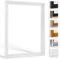 Bildershop-24 Schattenfugenrahmen mit Schattenfuge Lemgo Rahmen für Keilrahmenbilder und Leinwände 40 X 60cm Weiß (matt)