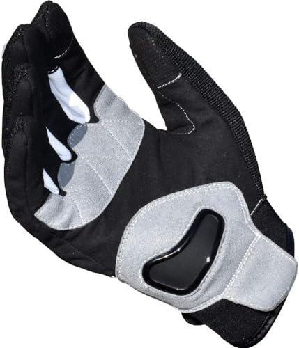 KSK Cross-Handschuhe – Übergangszeit Motorradhandschuhe, Roller, Schwarz, Größe L (20 – 21 cm)