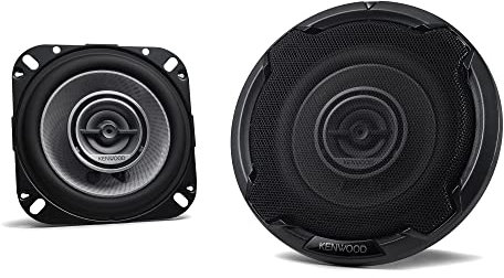 KENWOOD KFC-D101 220 W Max 4 2-Way 4 Ohms Stereo Car Audio Coaxial Speakers