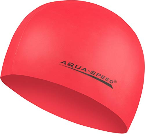 Aqua Speed Super-Stretch Badekappe | Schwimmkappe | Bademütze | Badehaube | Schwimmer | Sport | Schwimmen | Triathlon | Silikon | Mega
