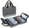 Trunab Erste Hilfe Tasche Grau, Medizinische Tasche, Professionelles Krankenschwester Tasche für Notfall Kits, Ideal für Zuhause, Camping, Reisen und Wandern, Nur Tasche