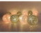 Guirlande Lumineuse Boule Coton Multicolore, DOTBUY Decoration Noël, LED Guirlande Lumineuse à Piles, Enfant, Chambre Mariage Halloween Décorations (Rose et gris,4.8M/30LED)