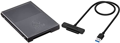 Atomos ATOMCAD112 Master Caddy II Festplattengehäuse (5er Pack) & Sabrent SATA Kabel Adapter, USB 3.0 zu SSD / 2,5-Zoll-SATA-Festplatten Adapter (EC-SSHD)