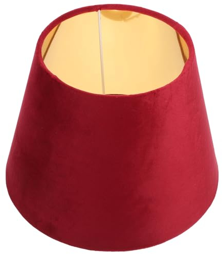 Lurrose Kleine rote Lampenschirme zum Aufstecken, rote Lampenschirme, Ersatz-Lampenschirm zum Aufstecken in Spinnenform, für Tisch-/Boden-Wandleuchte