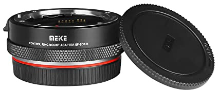 Meike MK-EFTR-B Metal Auto-Focus Mount Lens Adapter with Control Ring Converter for EF/EF-S Lenses to EOS R and EOS RP R5 R5C R6 C70 Cameras