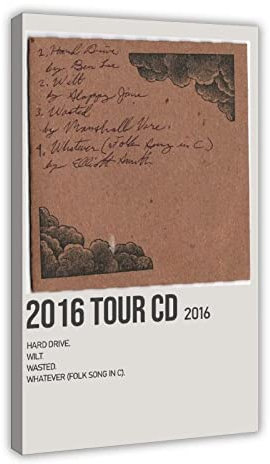 Phoebe Bridgers Musik-Cover-Poster 2016 Tour CD von 2016, 1 Leinwand, Poster, Schlafzimmer, Dekoration, Sport, Landschaft, Büro, Raumdekoration, Geschenkrahmen, 30 x 45 cm