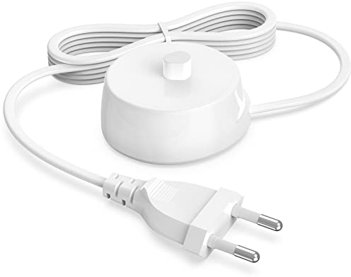 Ladegerät für elektrische Zahnbürste 3757 für Oral-B Pro 600 1000 4000 5000 7000, Genius 8000 8900 9900 8000N 9000N, Smart 5000 4000 600 700, Toothbrush Ersatzladegerät Braun 37 09 3756