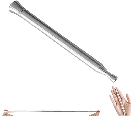 Edelstahl Versenkbare Feuerrohr Camping Überleben Schlag Feuer Rohr Zusammenklappbares Blasrohr Feuer Werkzeuge für Outdoor Wandern Picknick