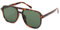 FEISEDY Retro Square Sonnenbrille Damen Herren 70er Jahre Vintage Trendy Brille Klassisch mit Double Brücke UV400 Schutz B2835