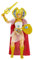 Masters of the Universe Origins Actionfigur, She-Ra, Sammelfigur, MOTU stärkste Frau, 16 bewegliche Gelenke, ca. 14 cm mit Zubehör, HYD26