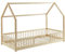 BAÏTA - Lit enfent cabane Tiny pin Massif 90x190 sommier Inclus