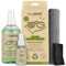 SOYECO Brillenreiniger Set (4in1) - inkl. Reinigungsspray, Antibeschlagsspray & zwei Mikrofasertüchern - schnelle & einfache Reinigung - Brillenreinigung (streifenfrei)