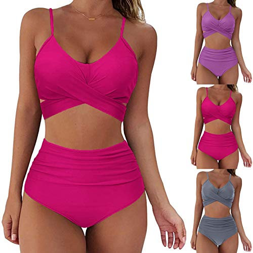 Bikini Bademode Badeanzug Swimsuit Stoffdruck Perioden Bikinihose Bikini Mä Mit Rock Bikinioberteil Strandmode Bikini Top Gepolstert Swimsuit Cups Bikini Oberteil