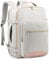 LOVEVOOK Handgepäck Rucksack Flugzeug, 40x30x20cm Cabin Reiserucksack Damen Kofferrucksack, Wasserdicht Reisetasche Unter Sitz Tasche, Travel Backpack für Reise Business Wandern Weekend Grau