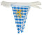 Oktoberfest Wimpelkette 2 Stück Oktoberfest Banner Blau Weiß Flaggen Bayerische Deko für Oktoberfest Party Hausgarten Bar Gartendekorationen Oktoberfest Hängende Dekoration