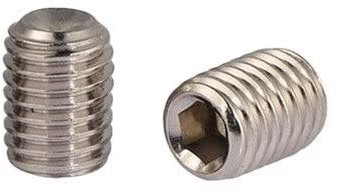 3/5/10/20 Stück 304 Edelstahl Innensechskant-Antrieb Cup Point Stellschrauben M1.6, M2, M2.5 Gewindestifte mit konkavem Ende(14mm (10Pcs),M1.6)