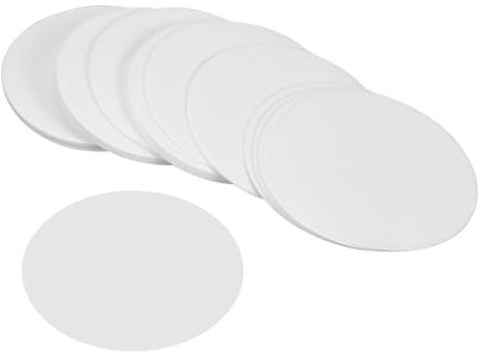 100 Pz Carta da Filtro Qualitativa, Carta Filtrante Analisi Qualitativa, Carta Filtro Laboratorio, Carta da Filtro Velocità Media Laboratorio, per Il Test dell'olio di Laboratorio Chimico, 150mm