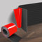 Plinthe flexible en PVC - 10 cm x 3 m - Plinthe plate grain de bois noir - Plinthe souple autocollante - Pour salon, chambre à coucher, cuisine