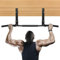 Klimmzugstangen Klimmzugstange Wandmontage Heimturnhalle Pull Up Bar, Multifunktionale Edelstahl-Trainingshalterung, für deckenmontierte schwere Übungen in Home Gym (DunkelSchwarz)