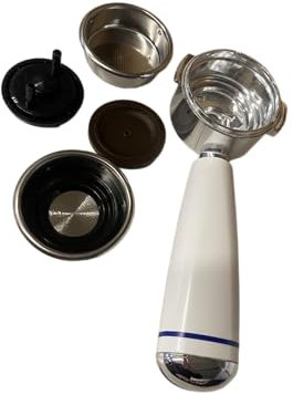 ARIETE Kit Braccetto Portafiltro + Filtro Cialda per Macchina Caffè Vintage Positano e Capri 1389A - 1 Unità - Bianco