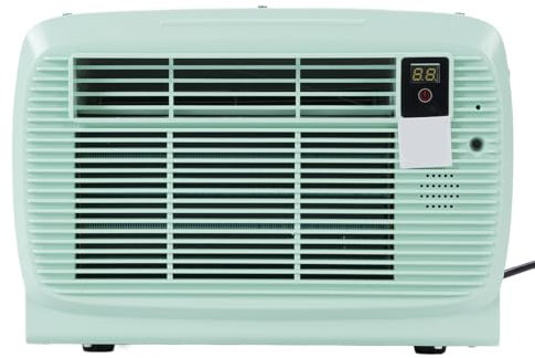 Aire Acondicionado Portátil, Enfriador de Campamento con Control de Voz, Ahorro de Energía, Panel Solar Compatible, Ligero y Portátil (EU enchufe 220V)