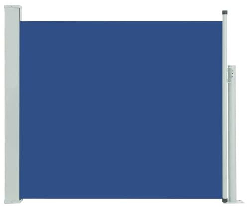 Generic Seitenmarkise Ausziehbar, Seitenrollo Ausziehbar, Markise Sonnenschutz, Sichtschutz, Seitenwand Markise für Balkon/Garten und Terrasse (Schwarzer 100x300 cm) (100 x 300 cm)