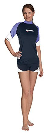 Mares Damen 412542 Kurzärmeliges Oberteil, Lila, XXS
