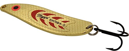 MEPPS SYCLOPS Large Choix de Poids et Couleurs (Or/Rouge, 2/17 g / 7,5 cm)