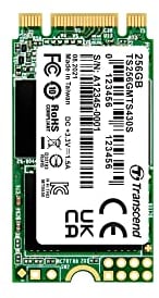 Transcend 256GB MTS430S M.2 2242 SATA III 6 Gb/s Internal Solid State Drive 3D TLC NAND with DRAM Cache -TS256GMTS430S